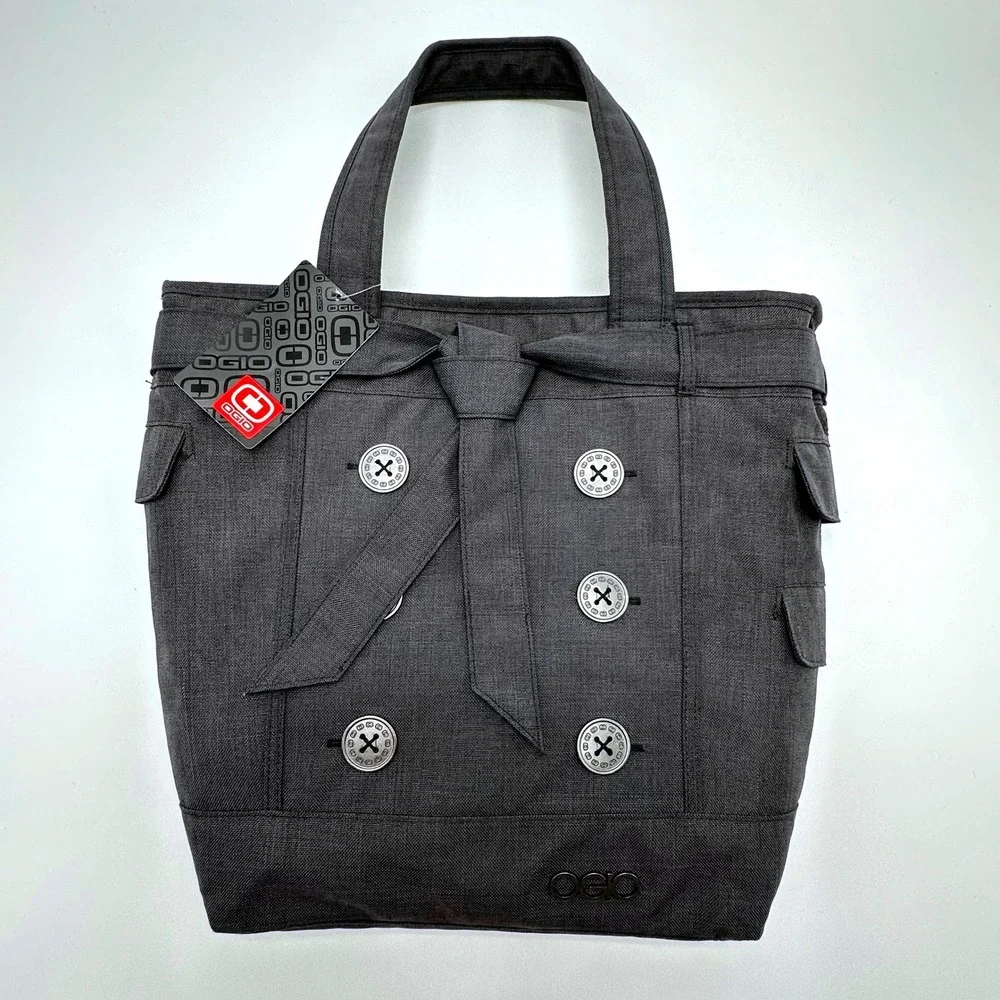 OGIO Melrose Tote Bag Storm Gray Heather Laptop Tablet Travel Work Bag NEW